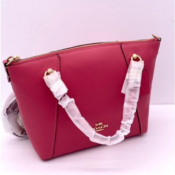 Coach Kacey Satchel Crossbody Bag Pink - Picture 12 of 12